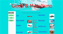 Desktop Screenshot of giochimodellismo.it