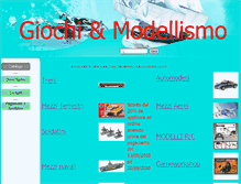 Tablet Screenshot of giochimodellismo.it